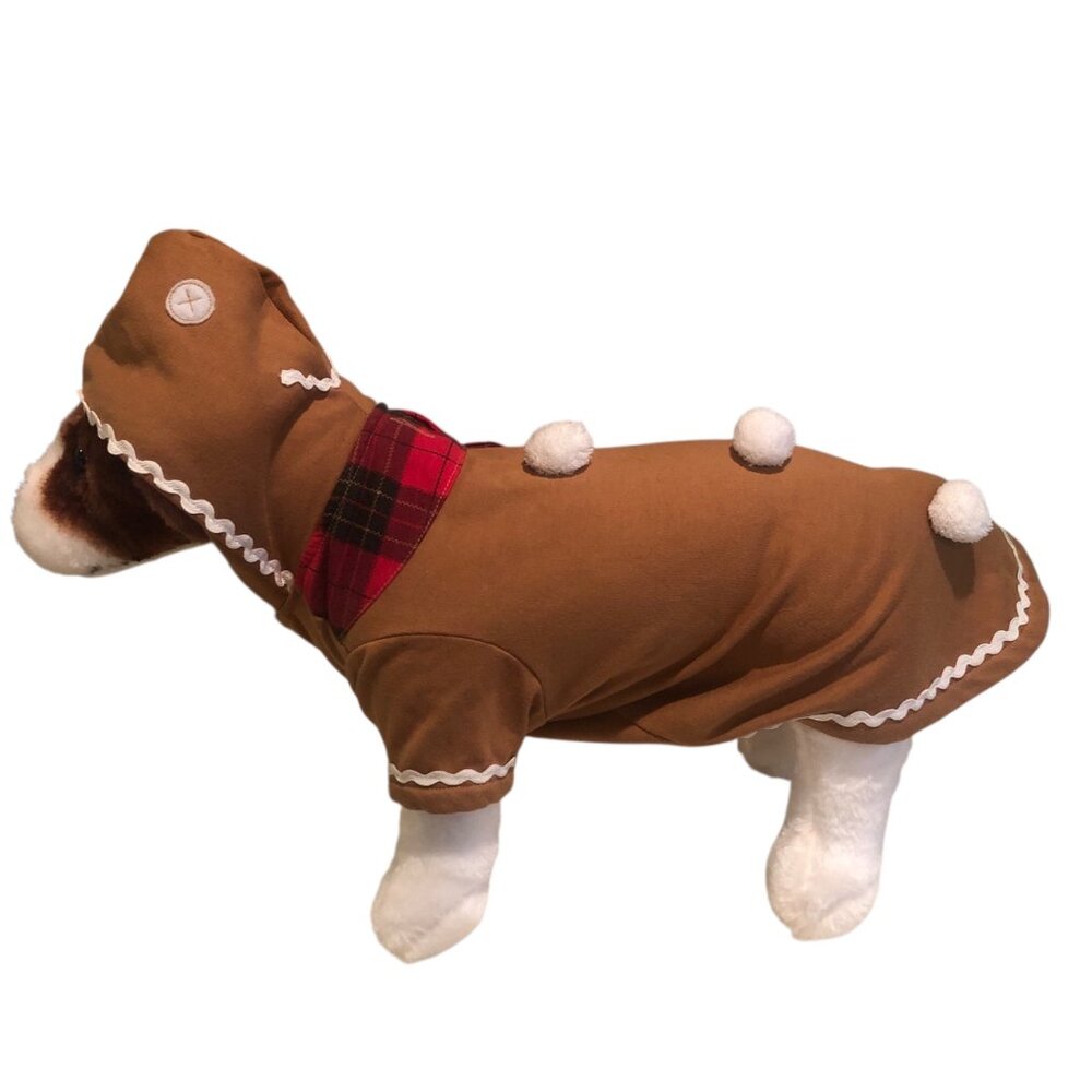 Martha Stewart Pets Gingebread Man Outfit Clothing for Dog Size Large